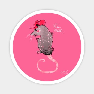 Howdy (the Possum) Magnet